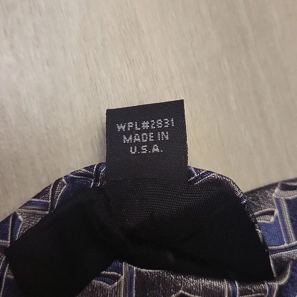 🛍Arrow Grey Blue Abstract Silk Mens Neck‎ Tie - Picture 4 of 5